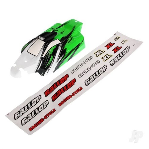 Buggy body shell green - rc,