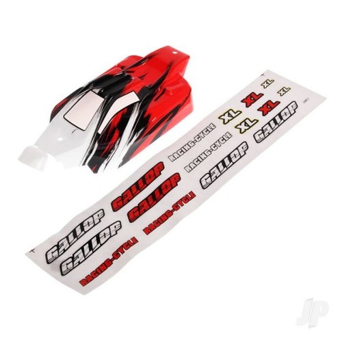 Buggy body shell red - body,